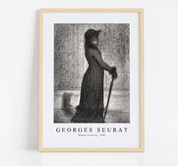 
              Georges Seurat - Woman Strolling 1884
            