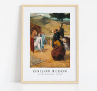 
              Odilon Redon - Alexander and Bucephalus 1861-1862
            