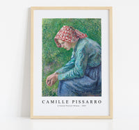
              Camille Pissarro - A Seated Peasant Woman 1885
            