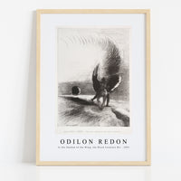 Odilon Redon - In the Shadow of the Wing, the Black Creature Bit 1891
