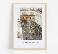 
              Pierre Bonnard - Street corner seen from above (1896-1897)
            
