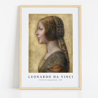 Leonardo Da Vinci - Profile of a Young Fiancée 1495