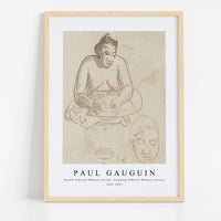 Paul gauguin - Seated Tahitian Woman (recto); Standing Tahitian Woman (verso) 1891-1893