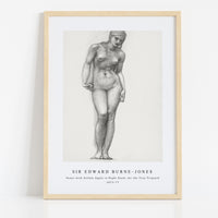 Sir Edward Burne Jones - Venus with Golden Apple in Right Hand, for the Troy Triptych (c. 1873–77)