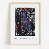 Ernst Ludwig Kirchner - Peter Schlemihl's Wondrous Story The Sale of His Shadow 1915