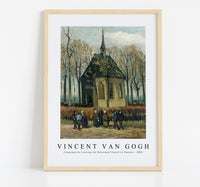 
              Vincent Van Gogh - Congregation Leaving the Reformed Church in Nuenen 1884
            
