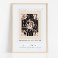 E.A.Seguy - Flower pattern Art Deco stencil print in oriental style