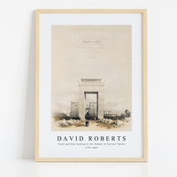 David Roberts - Great gateway leading to the Temple of Karnak Thebes-1796-1864