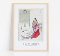 
              Ogata Gekko - Heian Lady Waiting (1896)
            