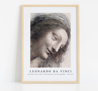 
              Leonardo Da Vinci - The Head of the Virgin in Three-Quarter View Facing Right 1510-1513
            