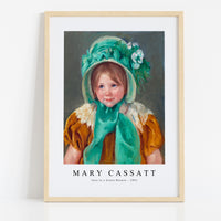 Mary Cassatt - Sara in a Green Bonnet 1901