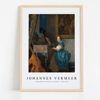 Johannes Vermeer - Young Woman Seated at a Virginal 1670-1672