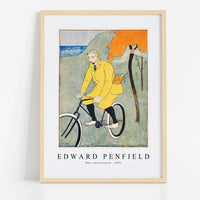 Edward Penfield - Man riding bicycle 1894