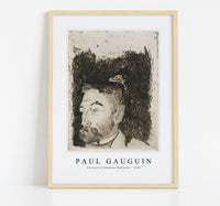 
              Paul Gauguin - Portrait of Stéphane Mallarmé 1890
            