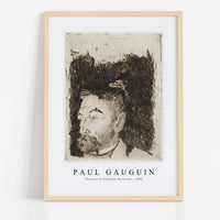 Paul Gauguin - Portrait of Stéphane Mallarmé 1890