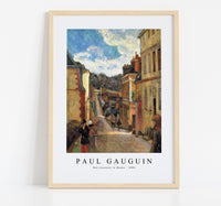 
              Paul gauguin - Rue Jouvenet in Rouen 1884
            