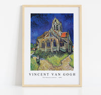 
              Vincent Van Gogh - The Church at Auvers 1890
            