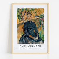 Paul Cezanne - Madame Cézanne (Hortense Fiquet, 1850–1922) in the Conservatory
