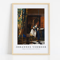 Johannes Vermeer - Allegory of the Catholic Faith 1670-1672