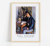 
              Paul Cezanne - Young Man and Skull (Jeune homme à la tête de mort) 1896-1898
            