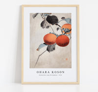 
              Ohara Koson - Nuthatcher atop Persimmons (ca. 1910)
            