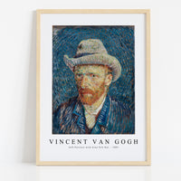 Vincent Van Gogh - Self-Portrait with Grey Felt Hat 1887