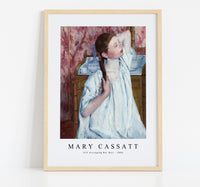 
              Mary Cassatt - Girl Arranging Her Hair 1886
            