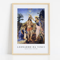 Leonardo Da Vinci - Baptism of Christ 1470-1480