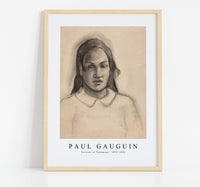
              Paul Gauguin - Portrait of Tehamana 1891-1893
            