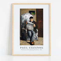 Paul Cezanne - The Artist's Father, Reading L'Événement 1866