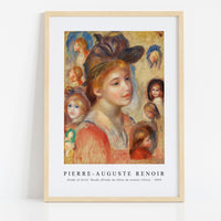 Pierre Auguste Renoir - Study of Girls' Heads (Étude de têtes de jeunes filles) 1893