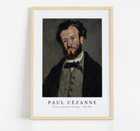 
              Paul Cezanne - Portrait of Anthony Valabrègue 1869-1871
            