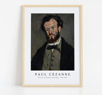 
              Paul Cezanne - Portrait of Anthony Valabrègue 1869-1871
            