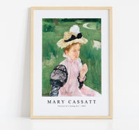 
              Mary Cassatt - Portrait of a Young Girl 1899
            