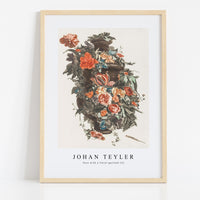 Johan Teyler - Vase with a floral garland (2)