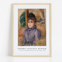 Pierre Auguste Renoir - Portrait of a Young Woman (Portrait de jeune femme) 1885