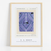 E.A.Seguy - Art Deco fountain pattern pochoir print in oriental style
