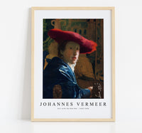 
              Johannes Vermeer - Girl with the Red Hat 1665-1666
            