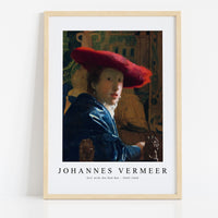 Johannes Vermeer - Girl with the Red Hat 1665-1666