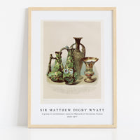 Sir Matthew Digby Wyatt - A group of earthenware vases by Mansard of Voisinlieu France 1820-1877