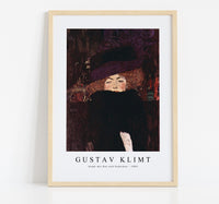 
              Gustav Klimt - Dame mit Hut und Federboa 1909
            