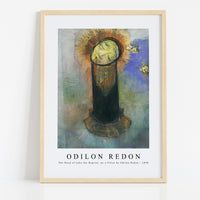 Odilon Redon - The Head of John the Baptist, on a Pillar by Odilon Redon 1890