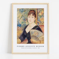 Pierre Auguste Renoir - Woman with Fan (Femme à l'éventail) 1886