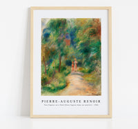 
              Pierre Auguste Renoir - Two Figures on a Path (Deux figures dans un sentier) 1906
            