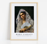 
              Mary Cassatt - Spanish Dancer Wearing a Lace Mantilla 1873
            