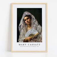 Mary Cassatt - Spanish Dancer Wearing a Lace Mantilla 1873
