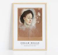 
              Edgar Degas - The Artist's Cousin, Probably Mrs. William Bell (Mathilde Musson, 1841–1878)
            