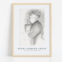 Henri Edmond Cross - Portrait of the Artist's Mother 1899