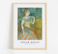 
              Edgar Degas - The Singer in Green 1884
            