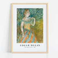 Edgar Degas - The Singer in Green 1884
